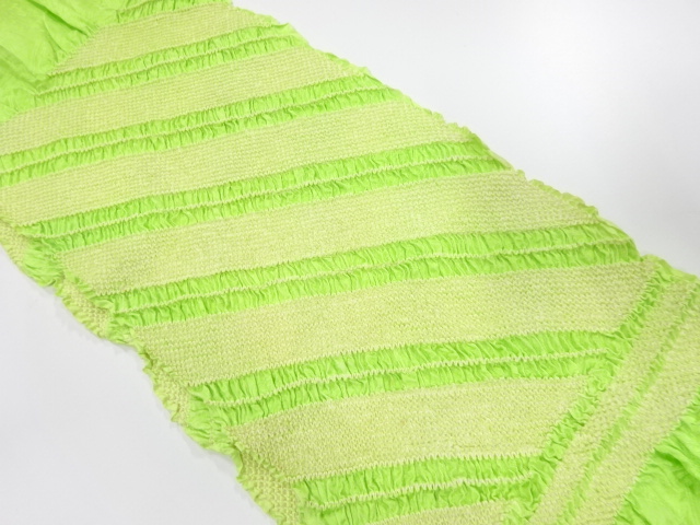 正絹　振袖用　絞り　帯揚げ